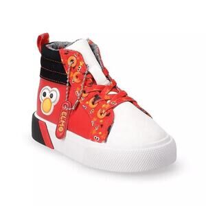 Elmo Toddler Boys' High-Top Shoes, Toddler Boy's, Size: 6 T, Red